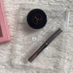 BNIB Sephora Anastasia Dip Brow Pomade Taupe and Mini Clear Brow Gel